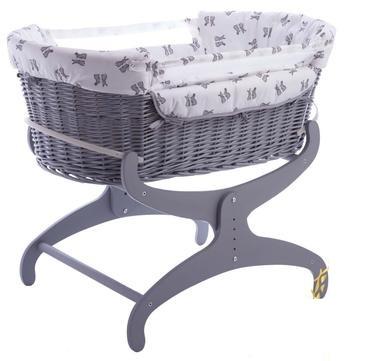 Natural Hand Woven Bunny Bedside Crib - USTAD HOME