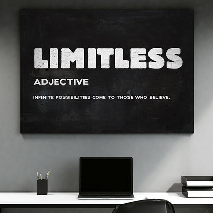 High-Quality "Limitless" Premium Canvas - USTAD HOME