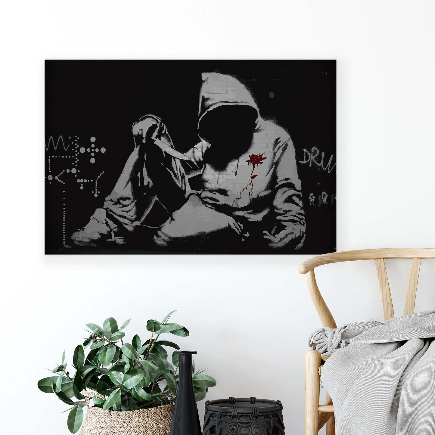 Graffiti Canvas Photo Print - USTAD HOME