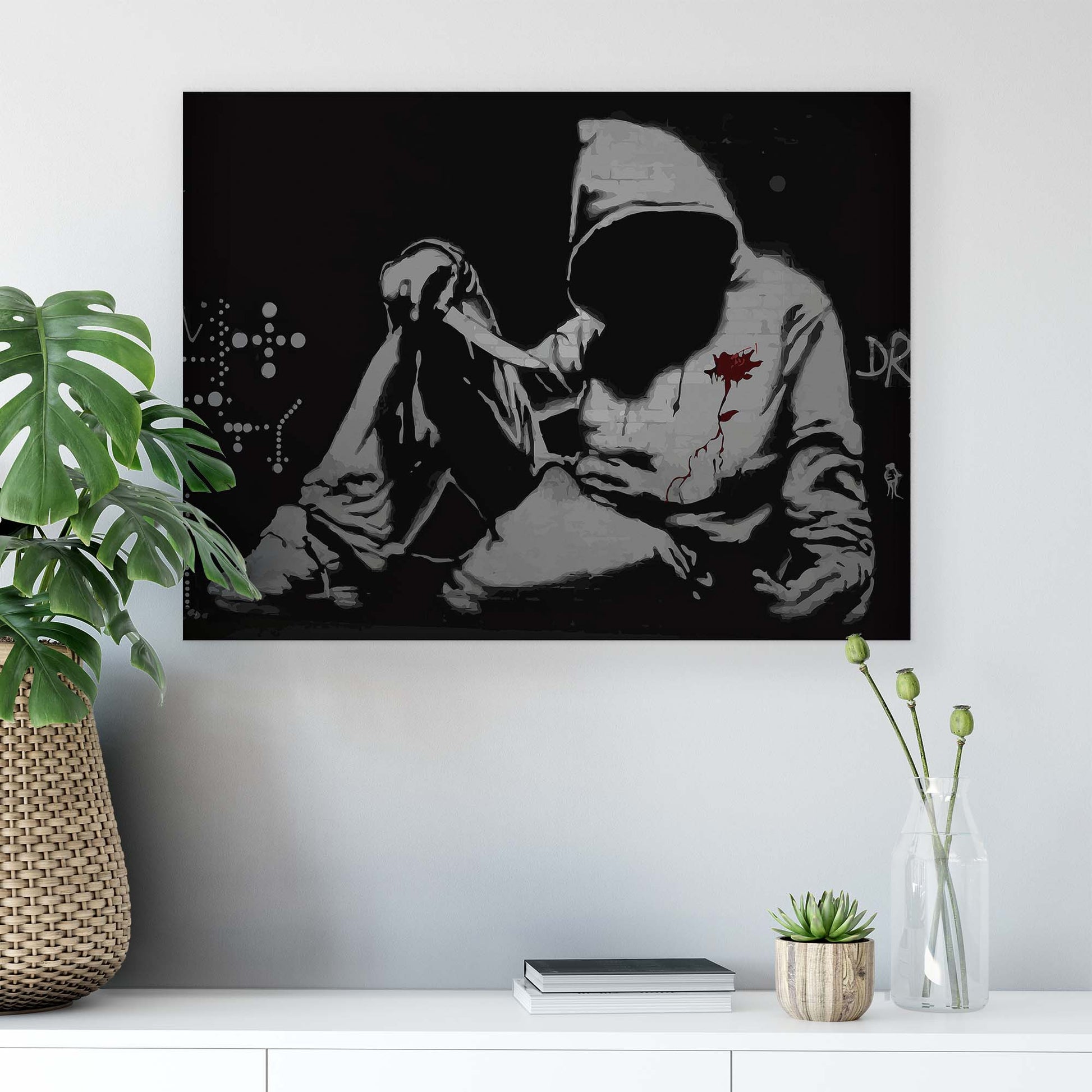 Graffiti Canvas Photo Print - USTAD HOME