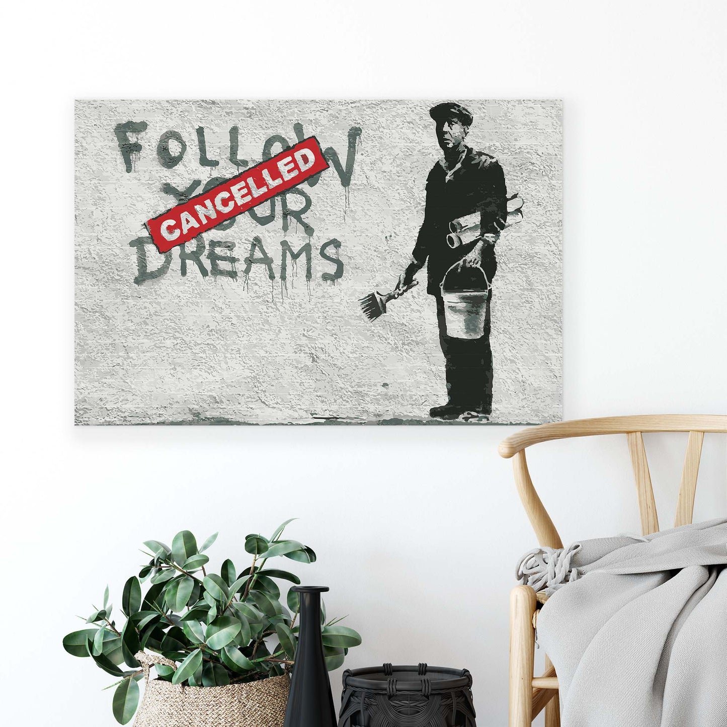 Graffiti Canvas Photo Print - USTAD HOME