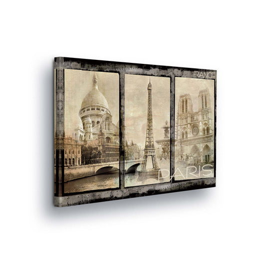 Paris Canvas Photo Print - USTAD HOME