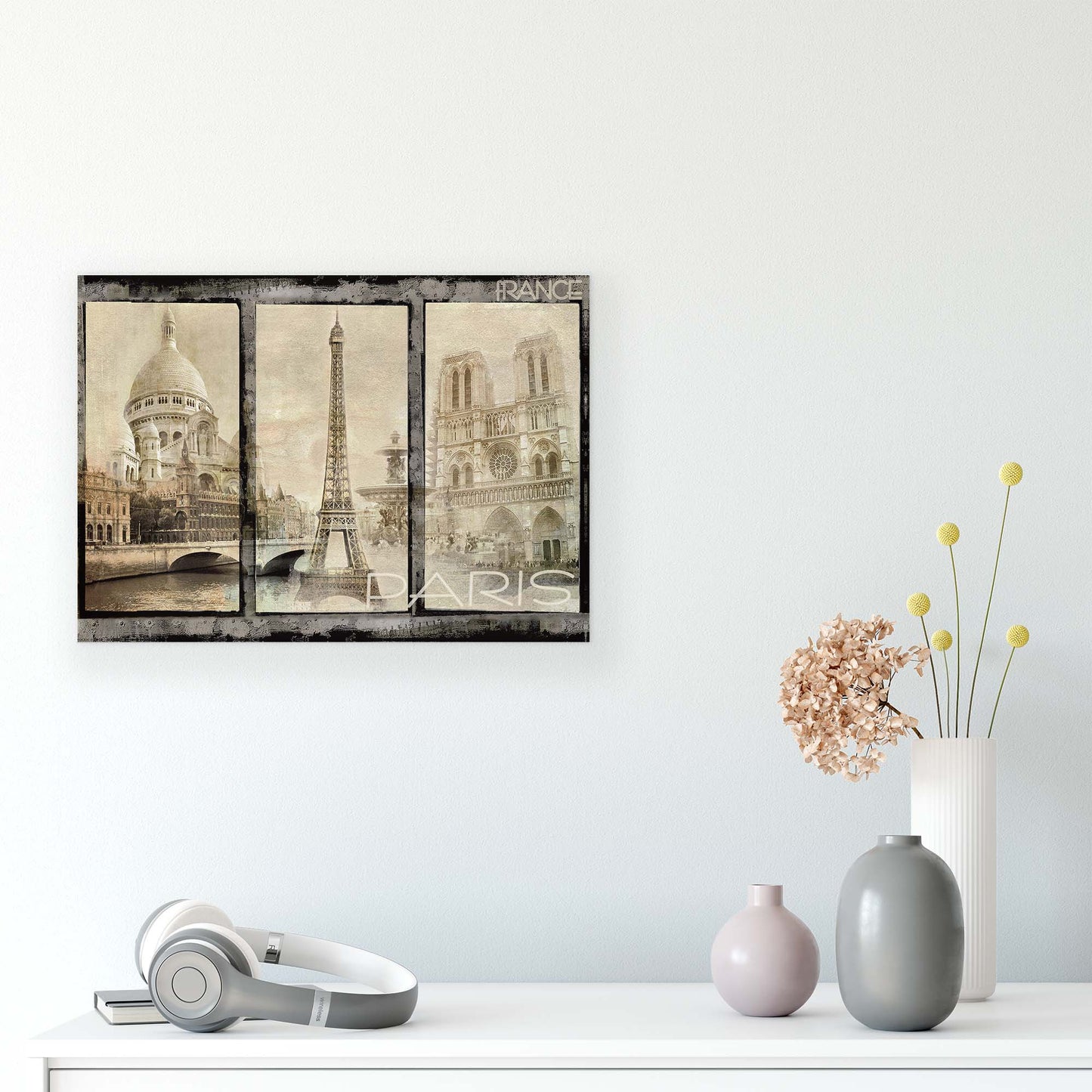 Paris Canvas Photo Print - USTAD HOME