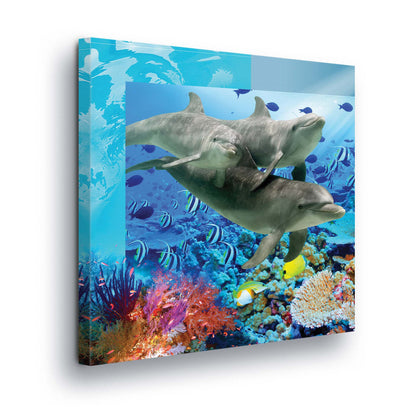 Underwater Canvas Photo Print - USTAD HOME