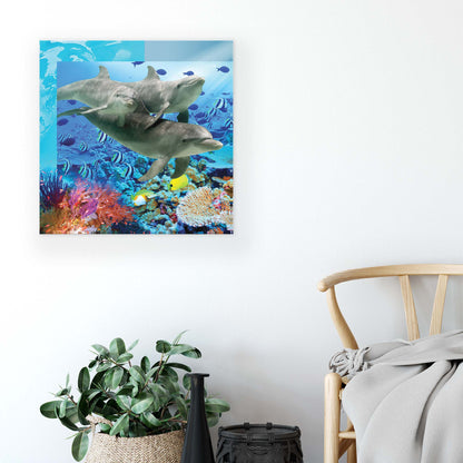 Underwater Canvas Photo Print - USTAD HOME