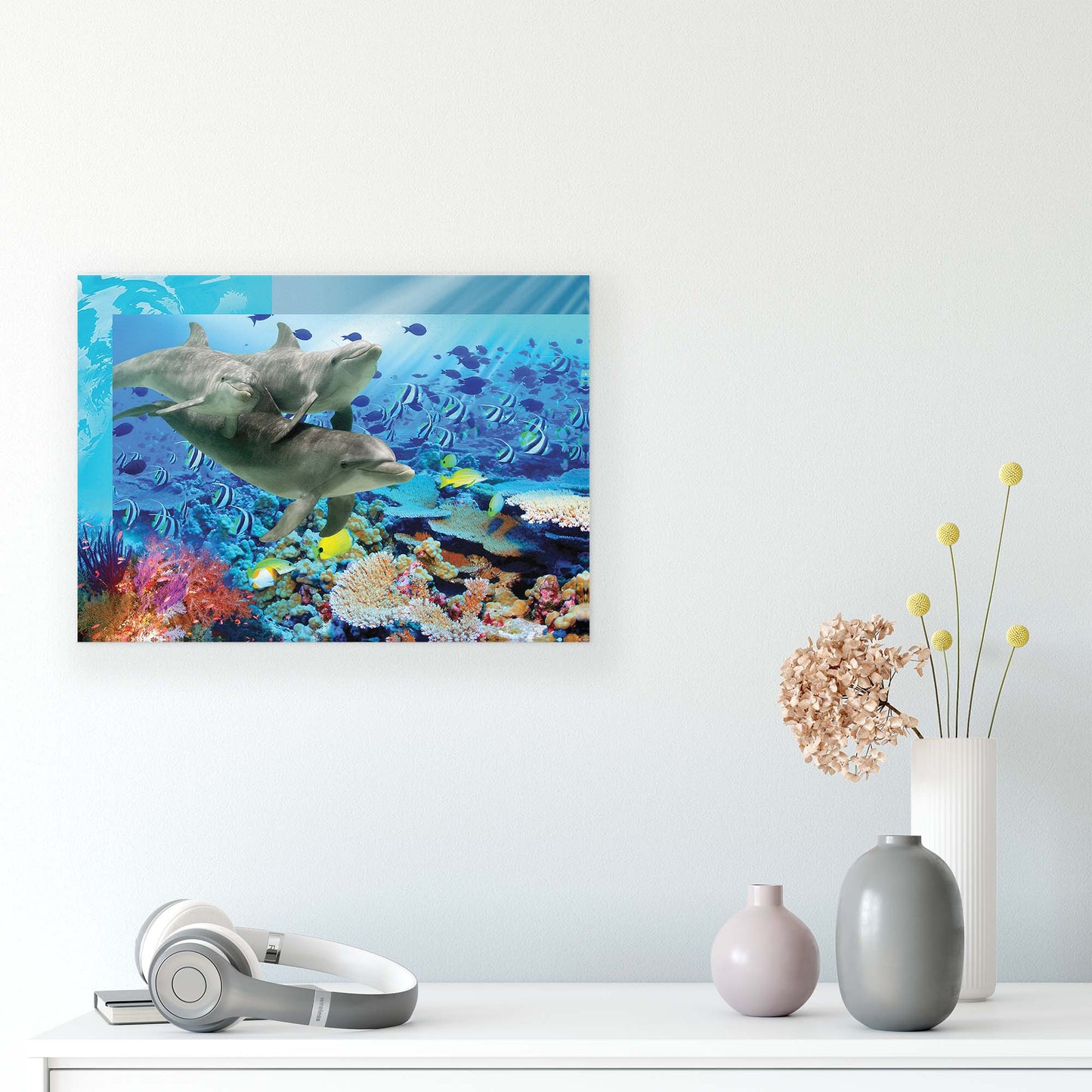 Underwater Canvas Photo Print - USTAD HOME