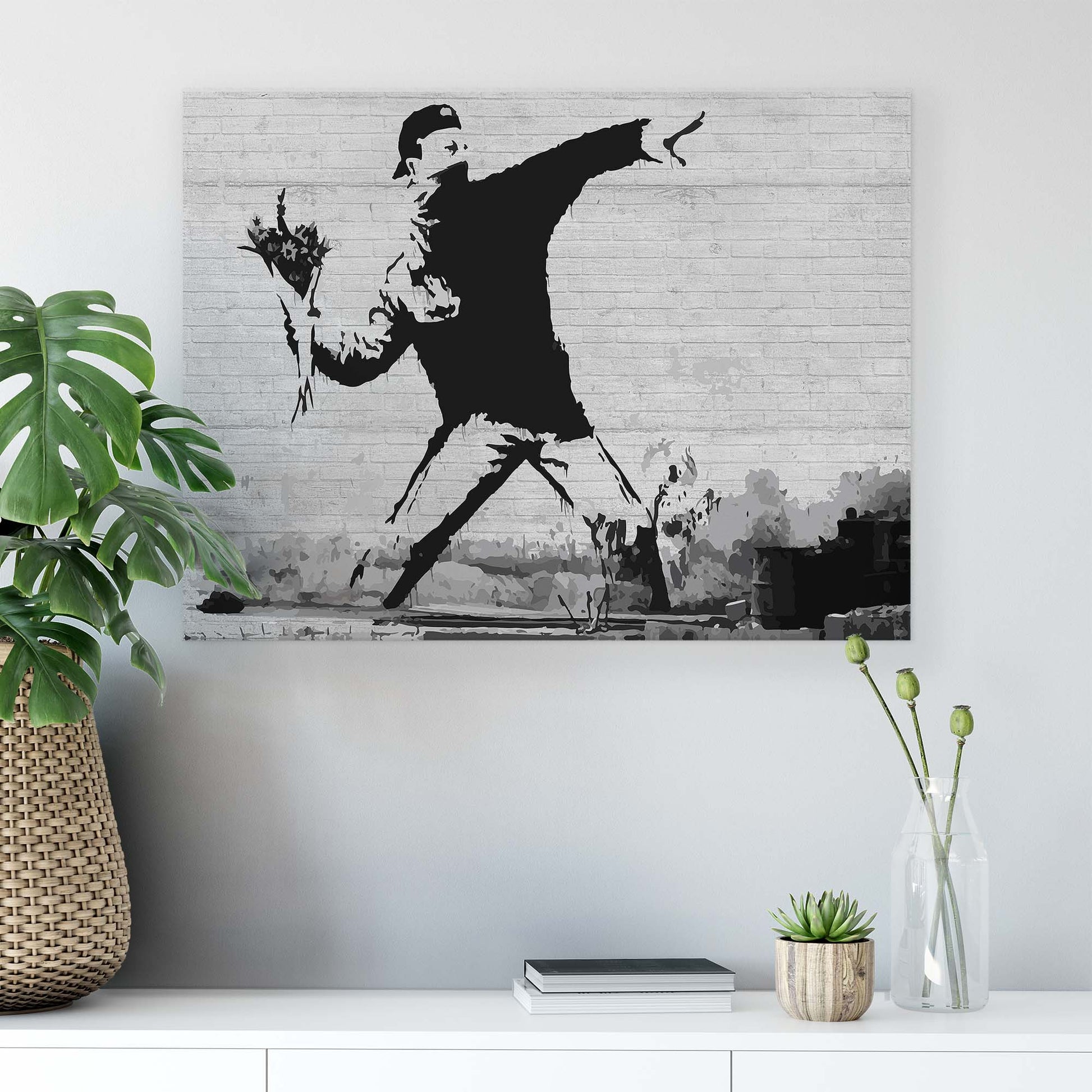 Graffiti Canvas Photo Print - USTAD HOME