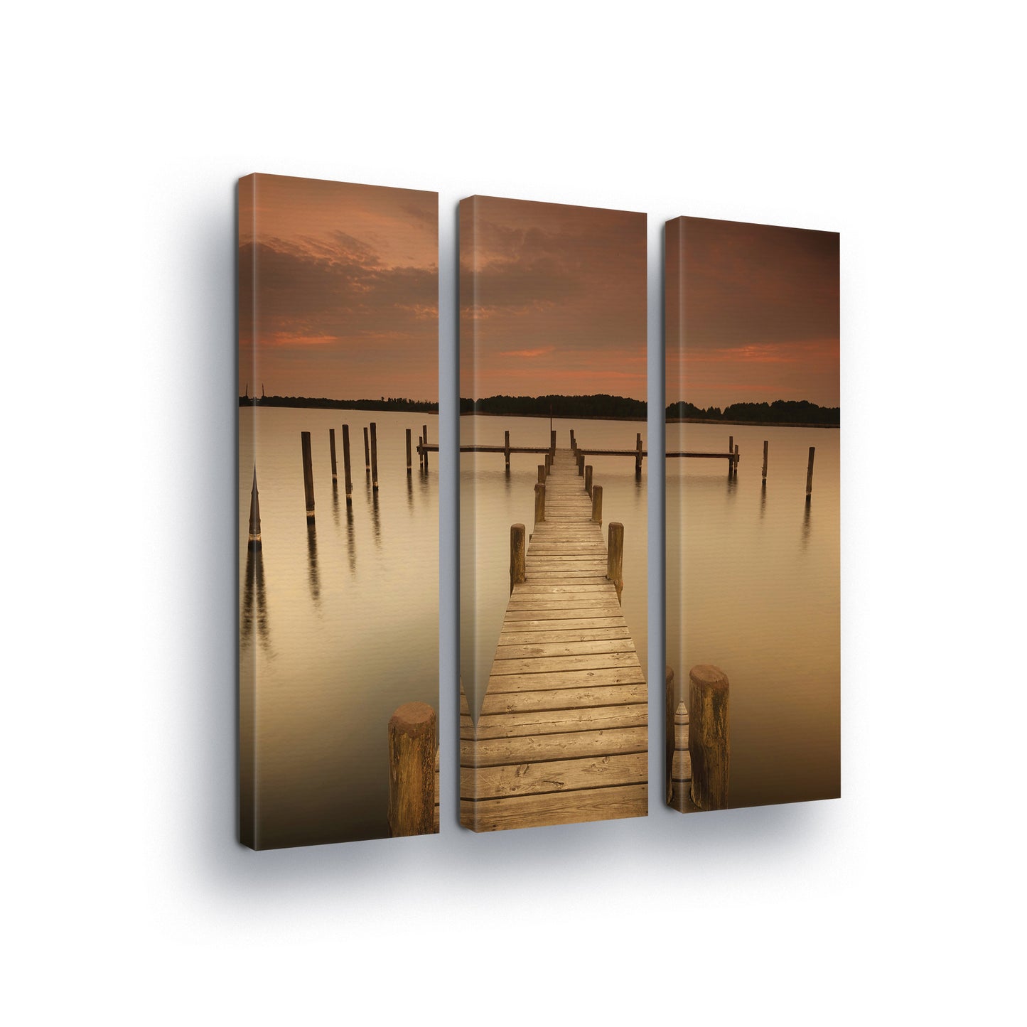 Lakes & Waterfalls Canvas Photo Print - USTAD HOME