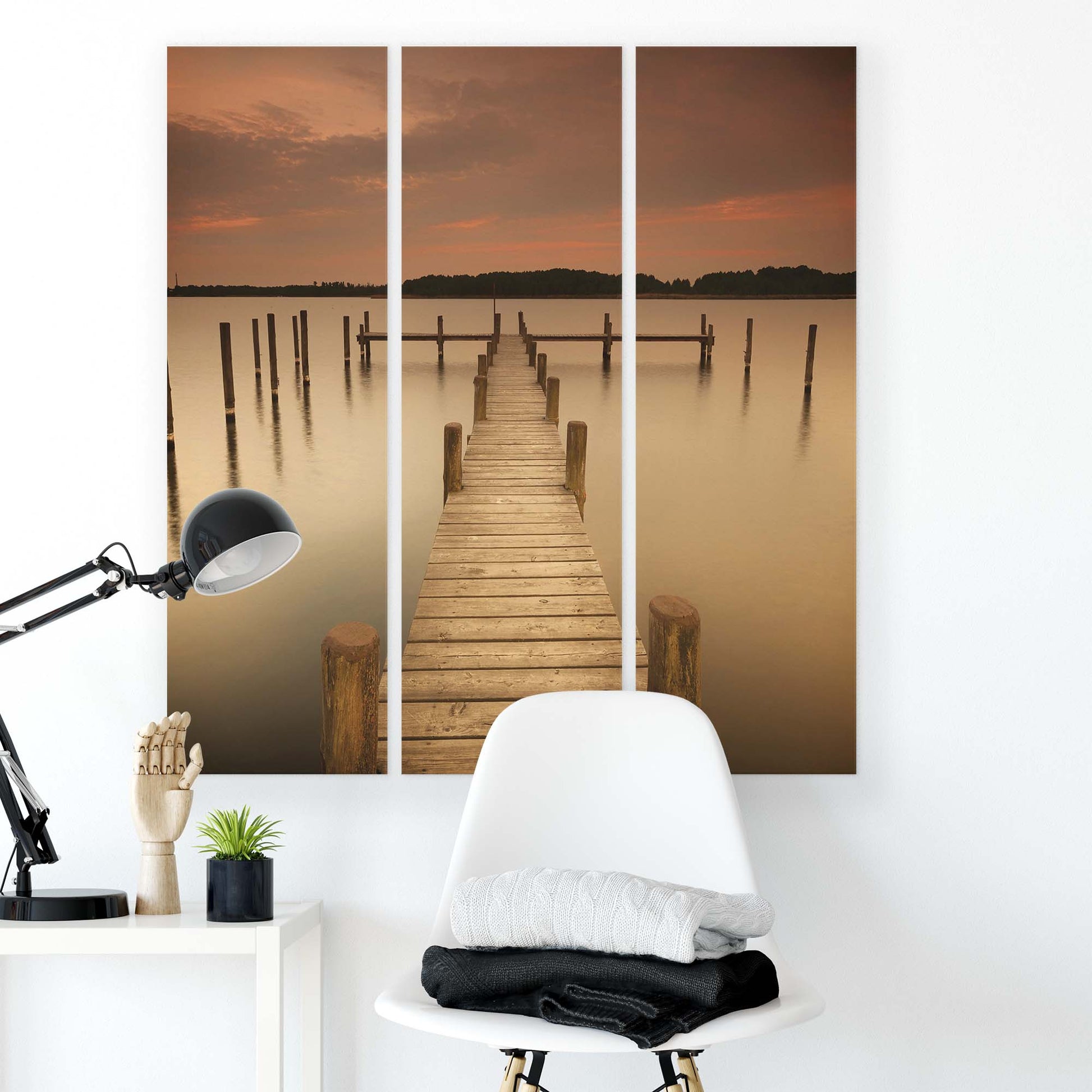 Lakes & Waterfalls Canvas Photo Print - USTAD HOME