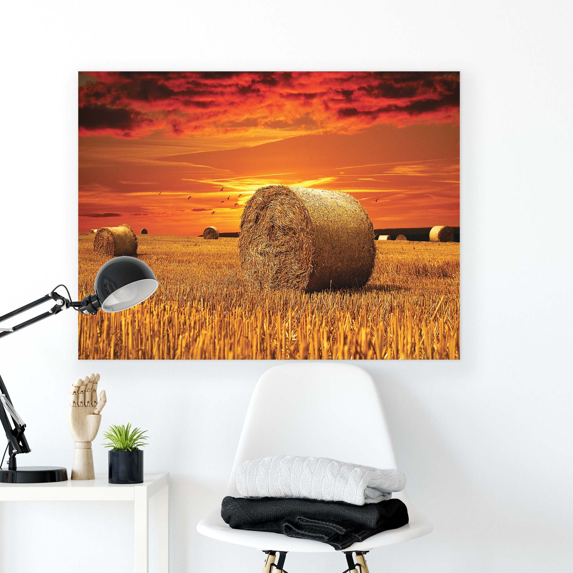 Meadows & Countryside Canvas Photo Print - USTAD HOME