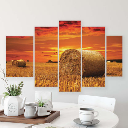 Meadows & Countryside Canvas Photo Print - USTAD HOME