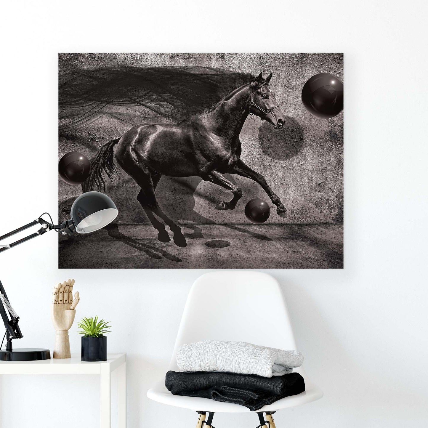 Horses & Unicorns Canvas Photo Print - USTAD HOME