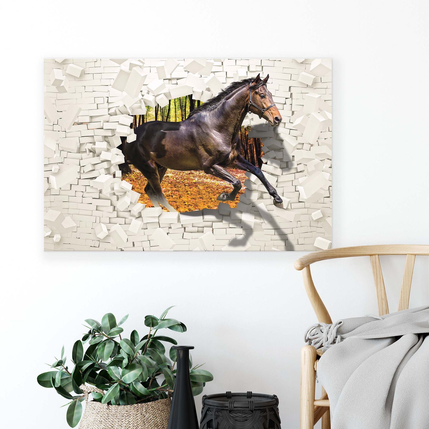 Horses & Unicorns Canvas Photo Print - USTAD HOME