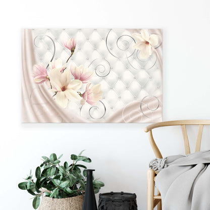 Modern Flowers, Nature, & Swirls Canvas Photo Print