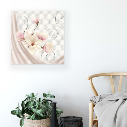 Modern Flowers, Nature, & Swirls Canvas Photo Print