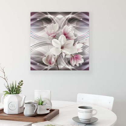 Modern Flowers, Nature, & Swirls Canvas Photo Print