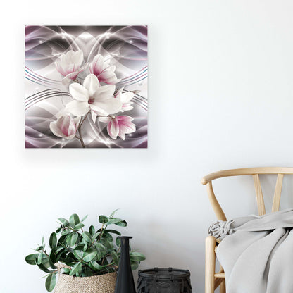 Modern Flowers, Nature, & Swirls Canvas Photo Print