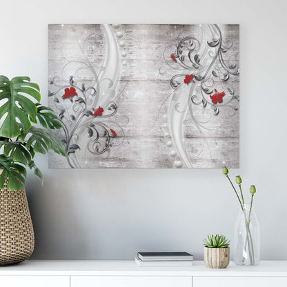 Modern Flowers, Nature, & Swirls Canvas Photo Print