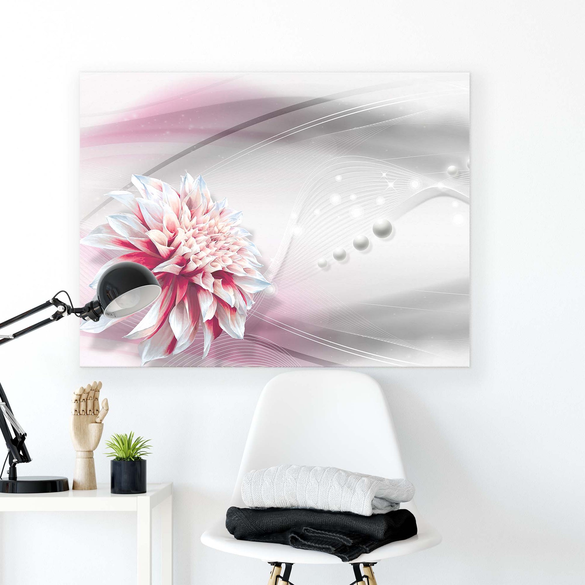 Modern Flowers, Nature, & Swirls Canvas Photo Print - USTAD HOME