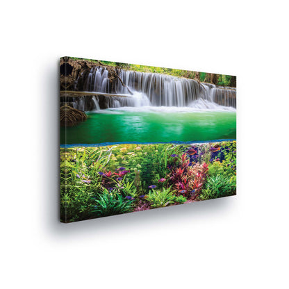 Lakes & Waterfalls Canvas Photo Print - USTAD HOME