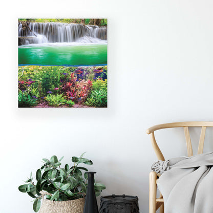 Lakes & Waterfalls Canvas Photo Print - USTAD HOME