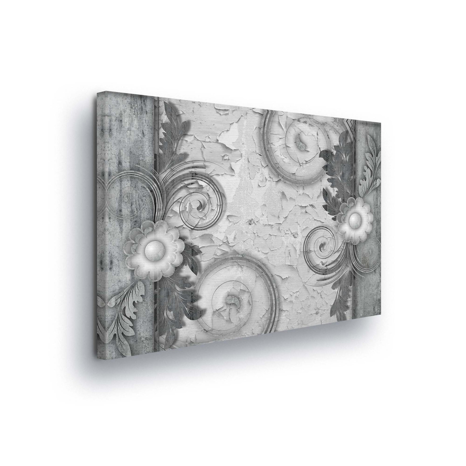 Modern Flowers, Nature, & Swirls Canvas Photo Print - USTAD HOME