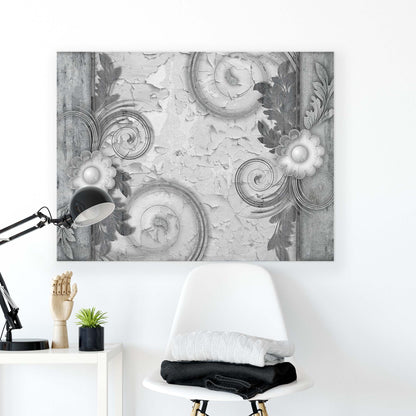 Modern Flowers, Nature, & Swirls Canvas Photo Print - USTAD HOME