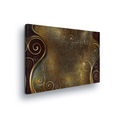 Modern Flowers, Nature, & Swirls Canvas Photo Print - USTAD HOME