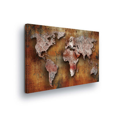 Maps Canvas Photo Print - USTAD HOME