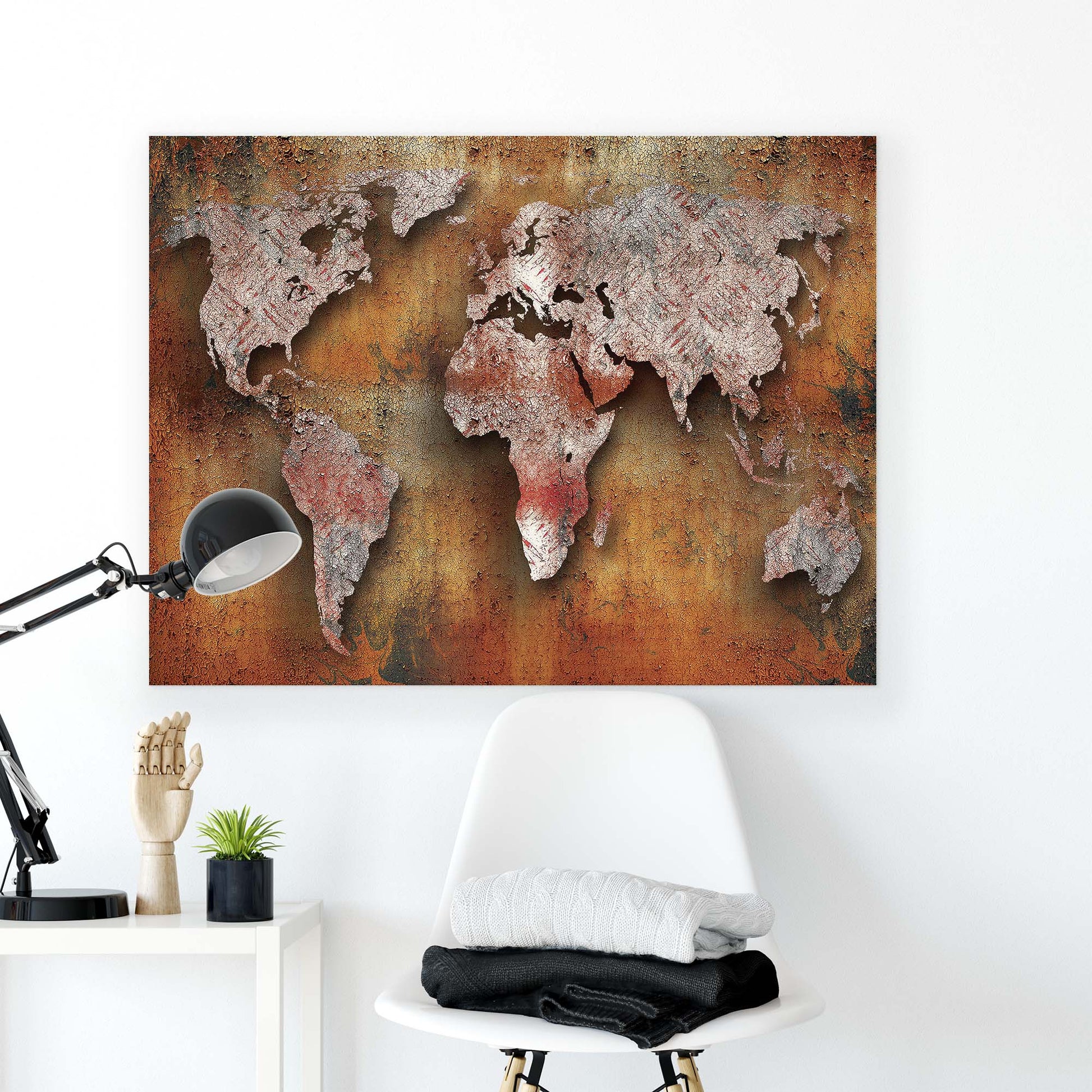 Maps Canvas Photo Print - USTAD HOME