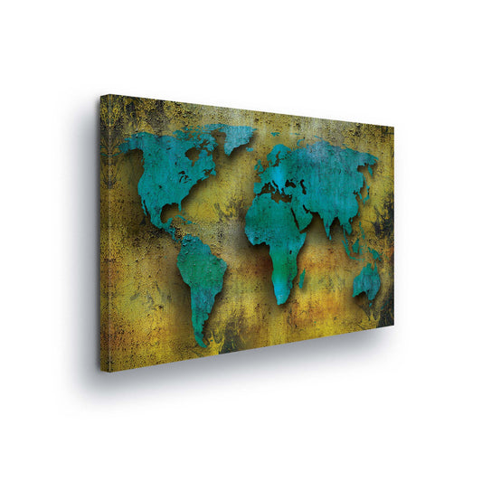 Maps Canvas Photo Print - USTAD HOME