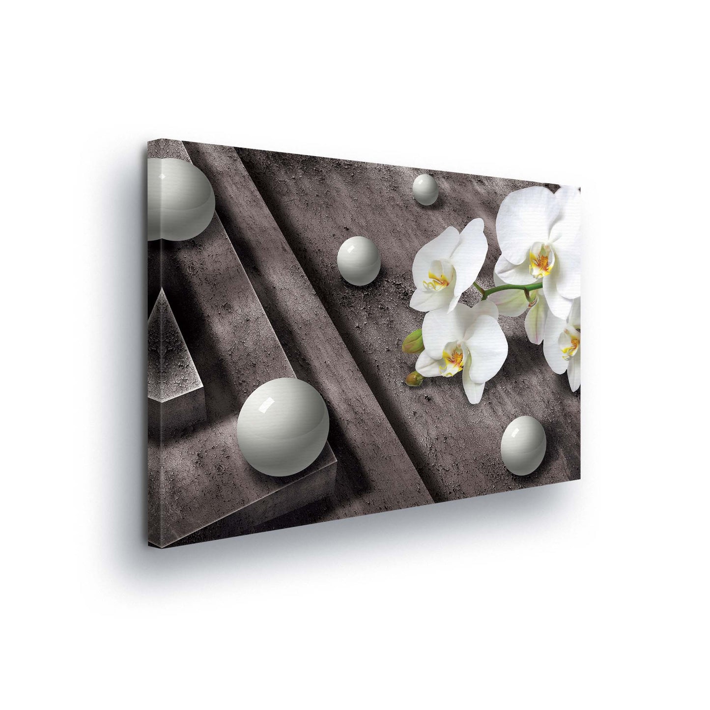 Modern Flowers, Nature, & Swirls Canvas Photo Print - USTAD HOME