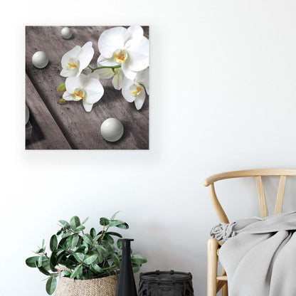 Modern Flowers, Nature, & Swirls Canvas Photo Print - USTAD HOME