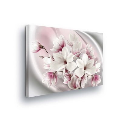 Modern Flowers, Nature, & Swirls Canvas Photo Print - USTAD HOME