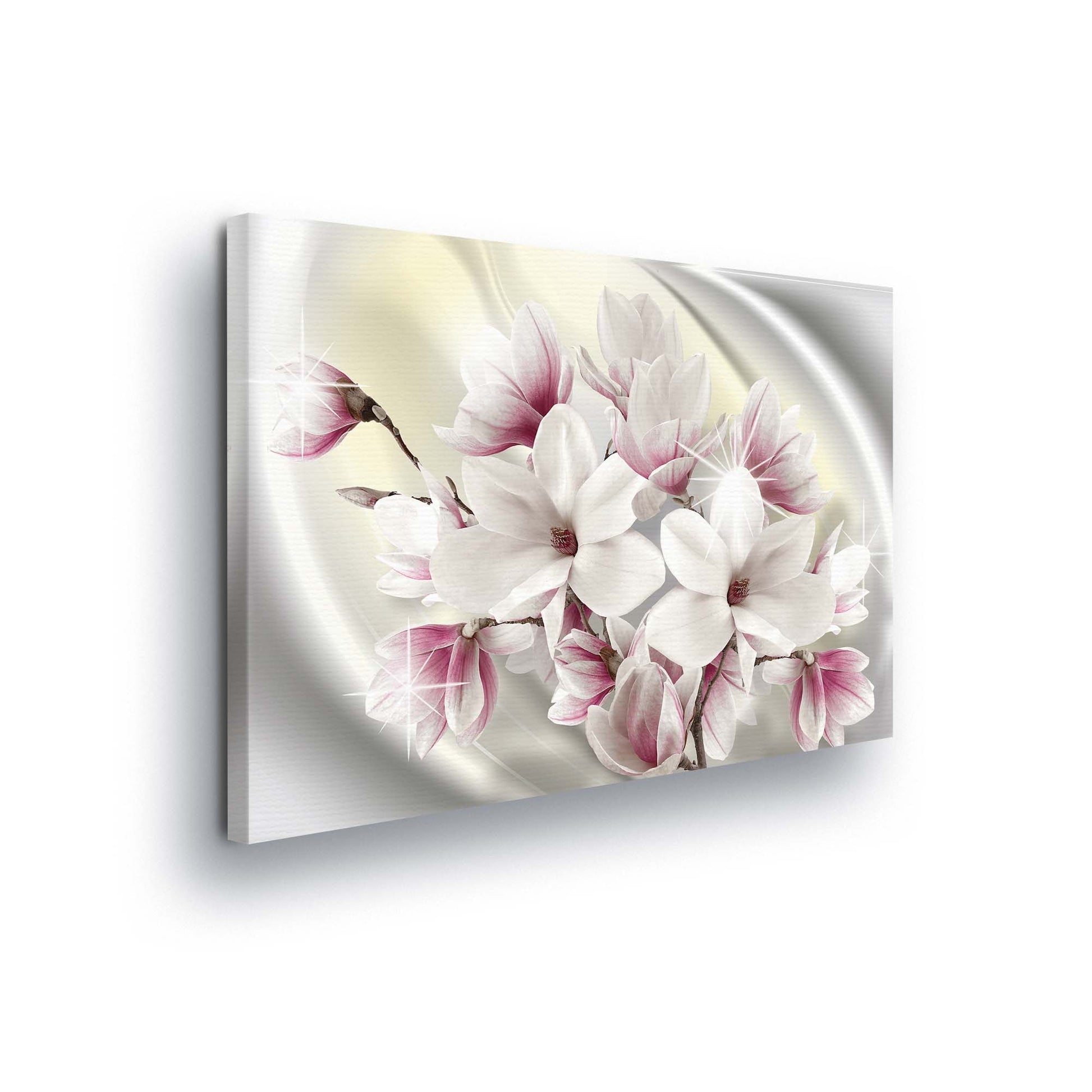 Modern Flowers, Nature, & Swirls Canvas Photo Print - USTAD HOME