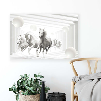 Horses & Unicorns Canvas Photo Print - USTAD HOME