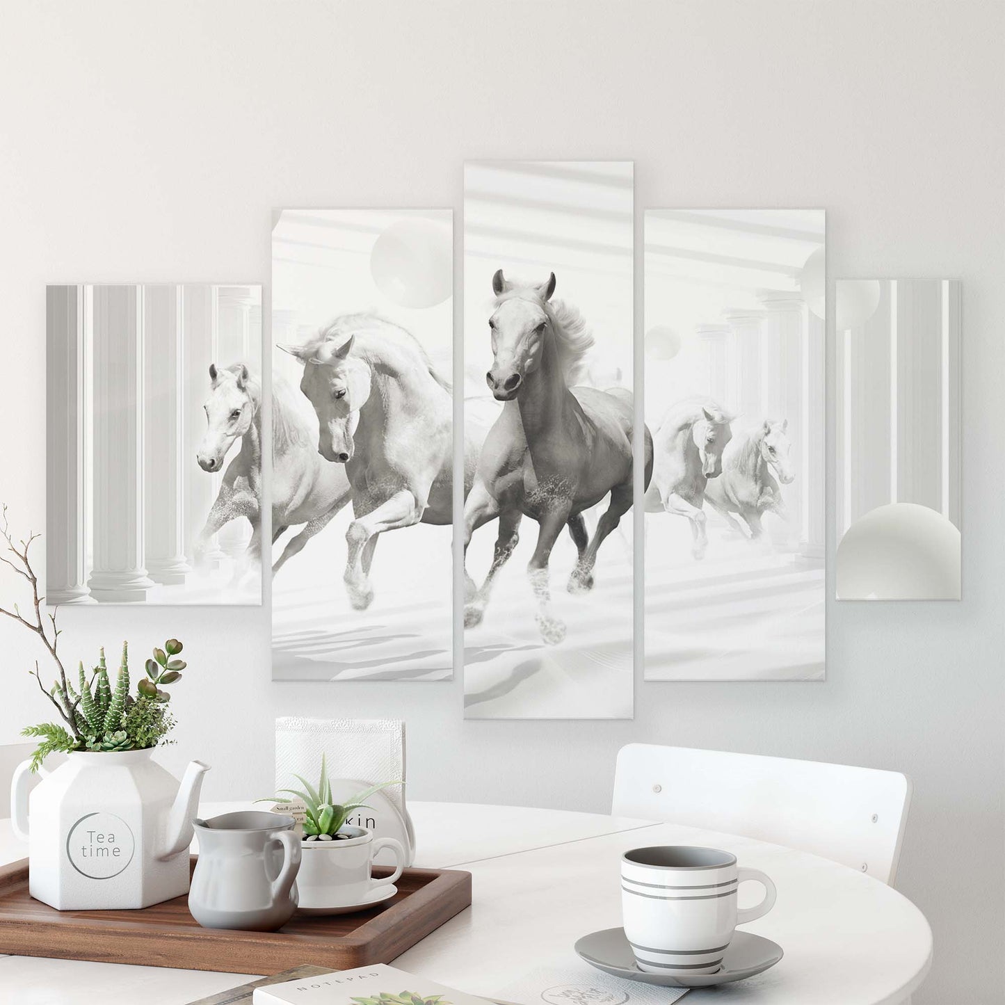 Horses & Unicorns Canvas Photo Print - USTAD HOME