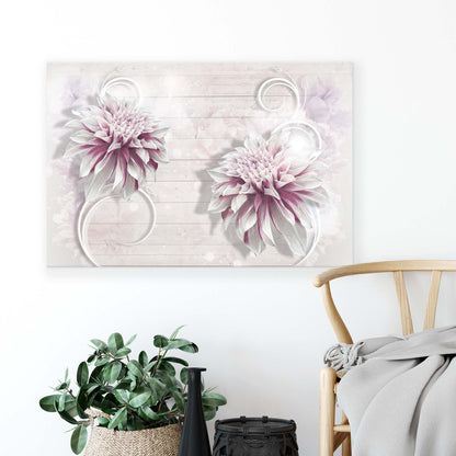 Modern Flowers, Nature, & Swirls Canvas Photo Print - USTAD HOME