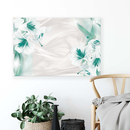 Modern Flowers, Nature, & Swirls Canvas Photo Print - USTAD HOME