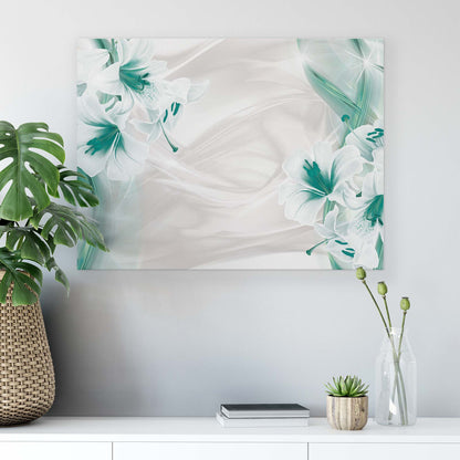 Modern Flowers, Nature, & Swirls Canvas Photo Print - USTAD HOME