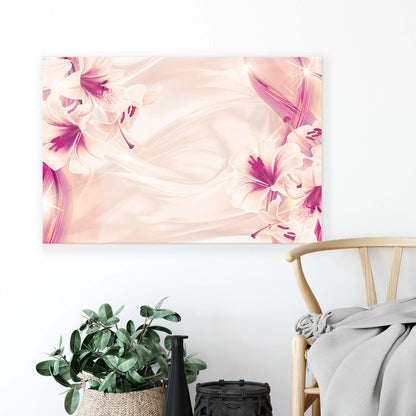 Modern Flowers, Nature, & Swirls Canvas Photo Print - USTAD HOME