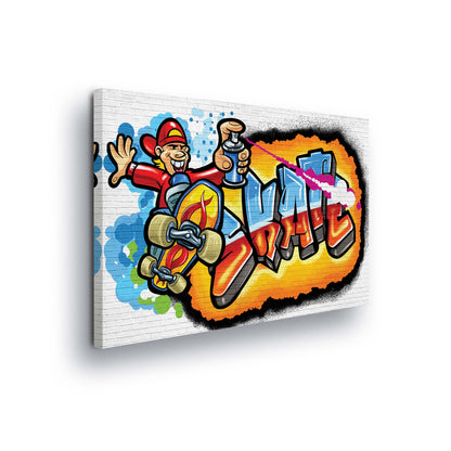 Graffiti Canvas Photo Print