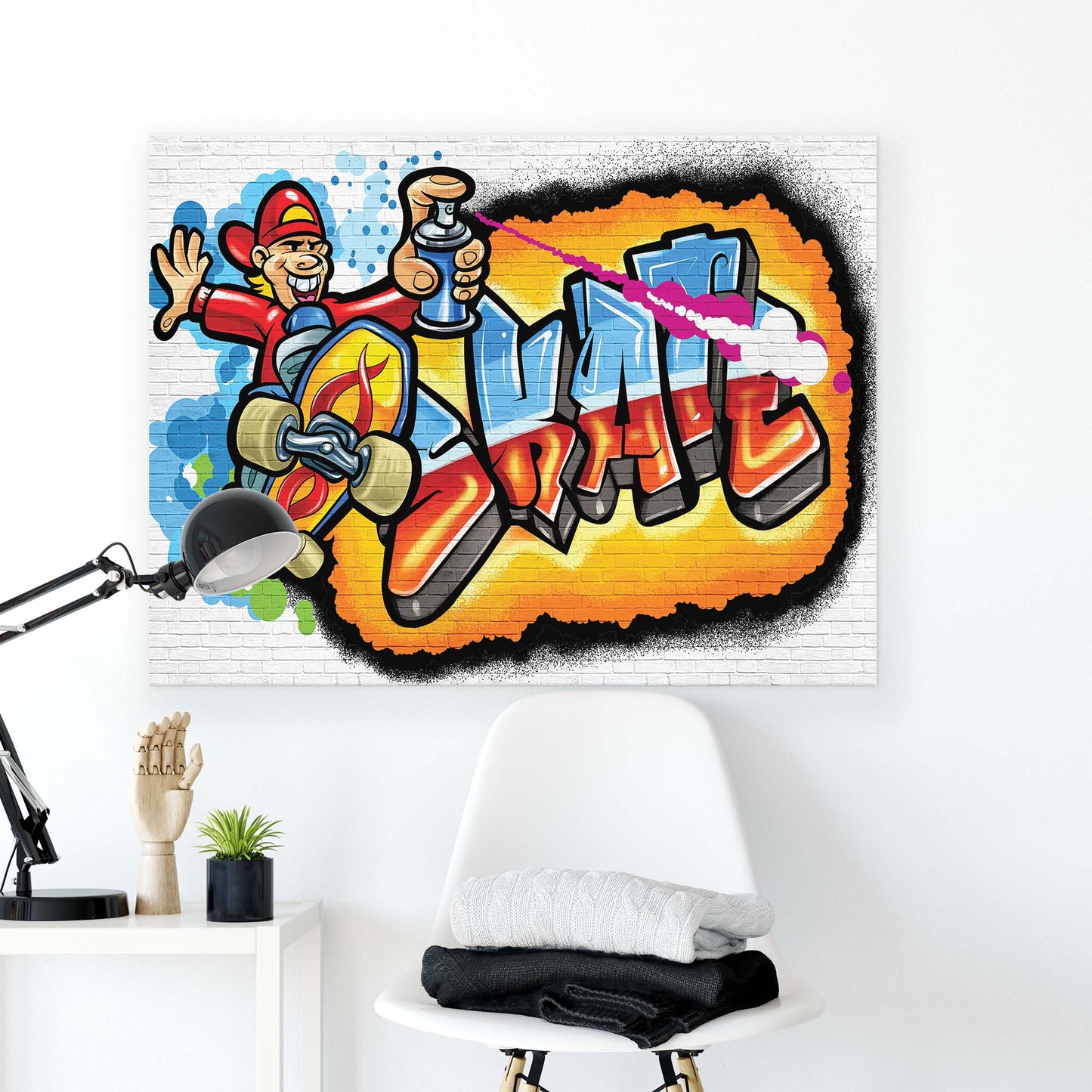 Graffiti Canvas Photo Print