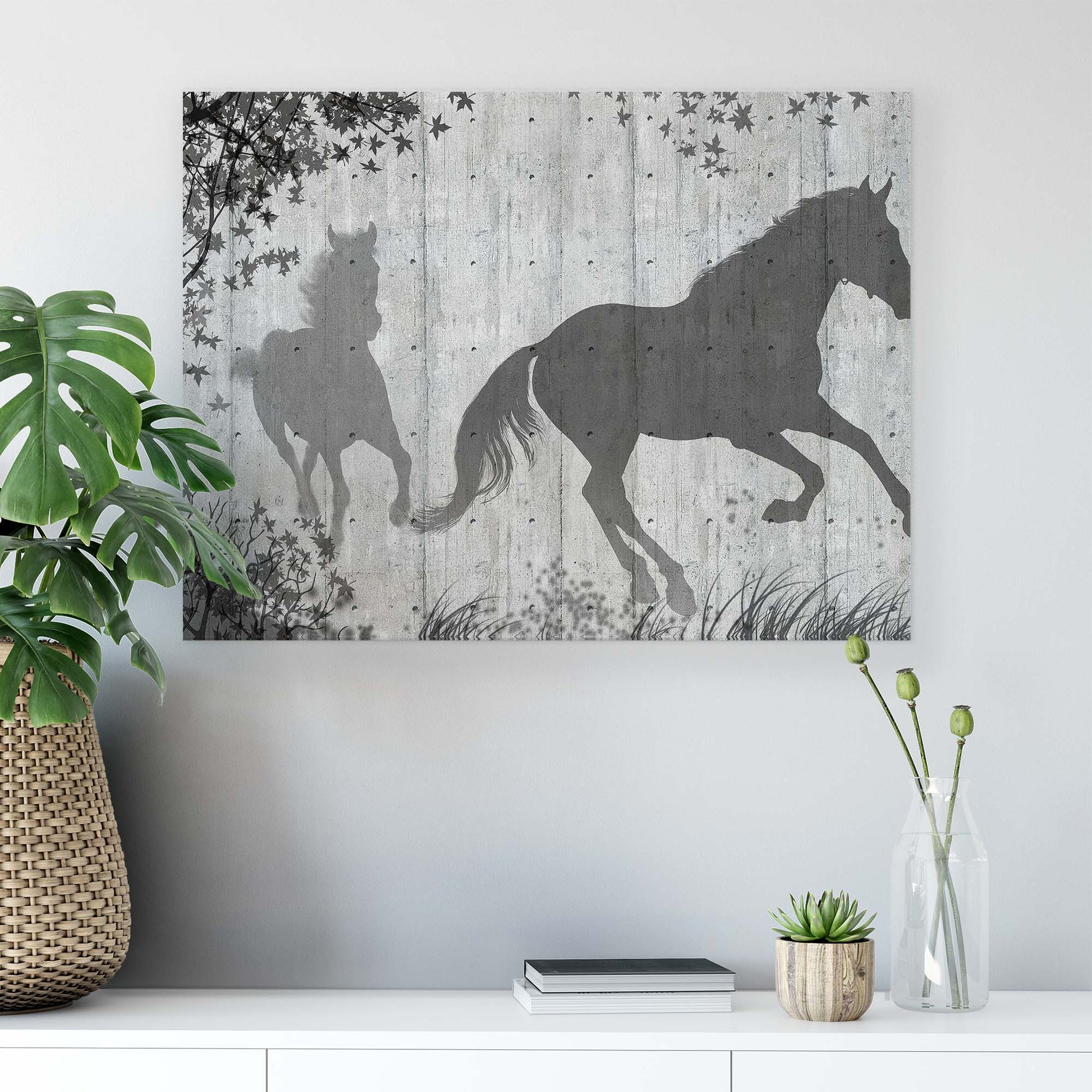 Horses & Unicorns Canvas Photo Print - USTAD HOME