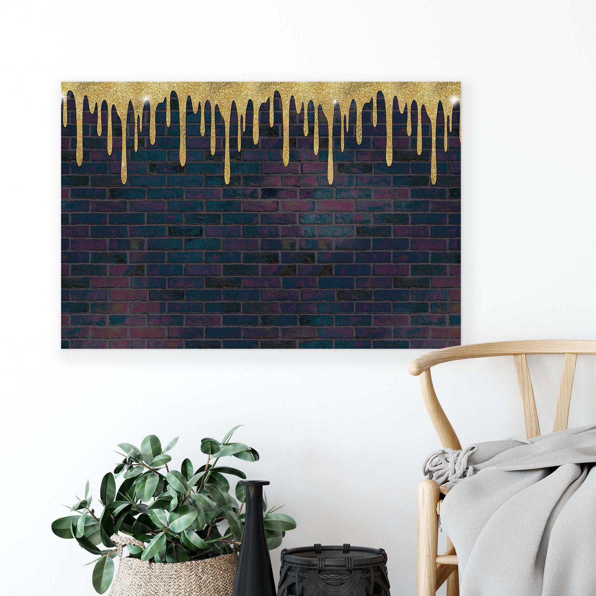 Brick Walls Canvas Photo Print - USTAD HOME