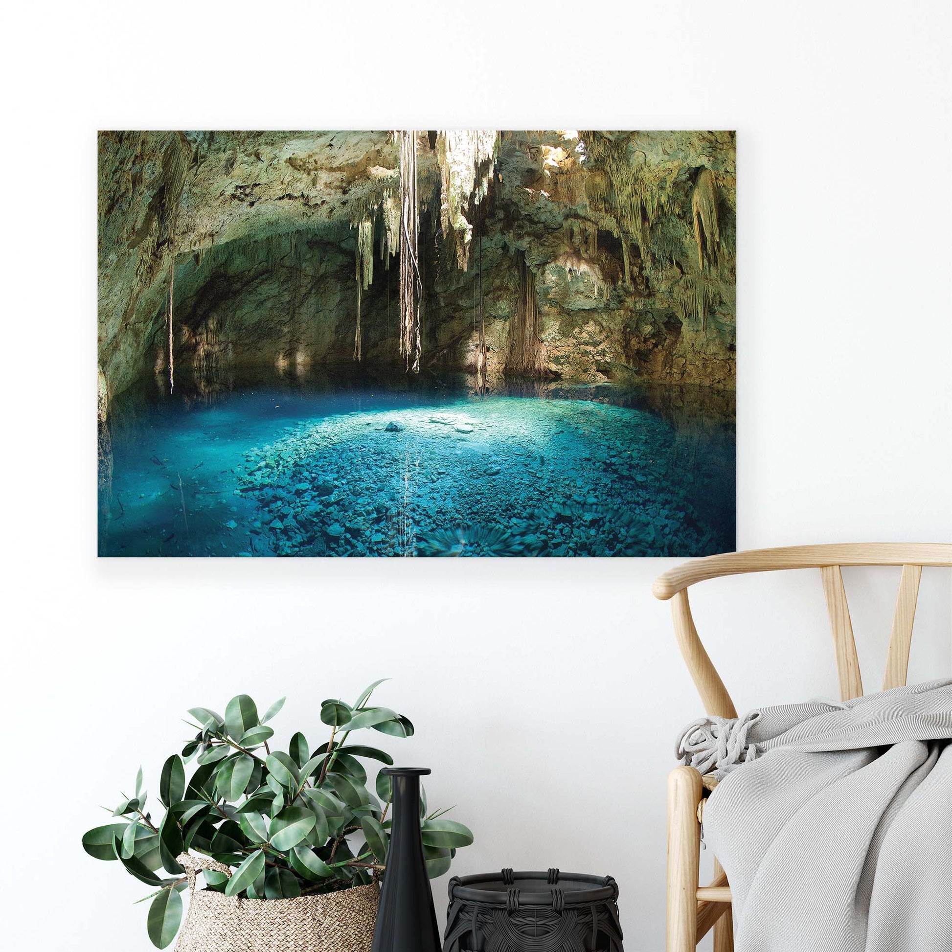 Lakes & Waterfalls Canvas Photo Print - USTAD HOME