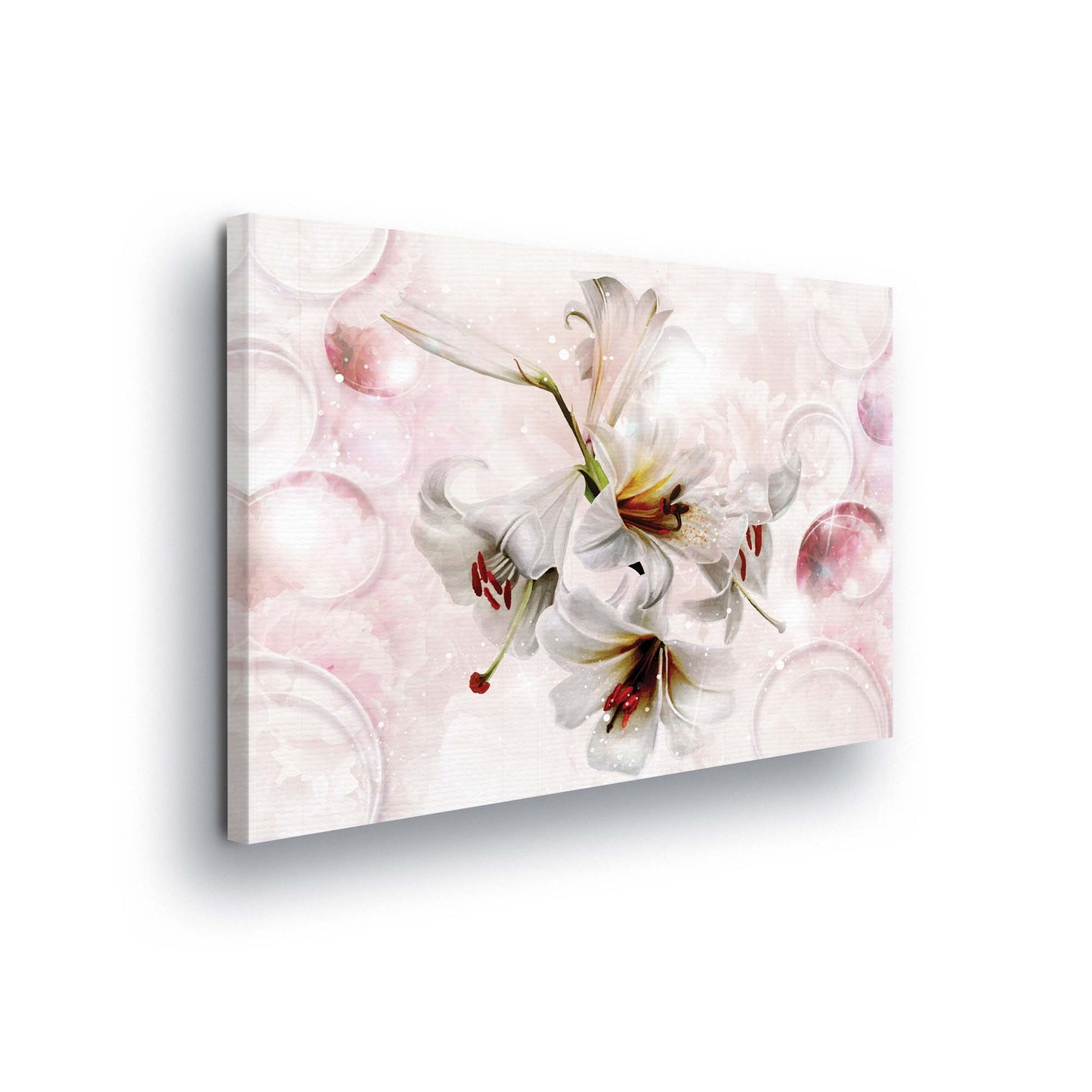 Modern Flowers, Nature, & Swirls Canvas Photo Print - USTAD HOME