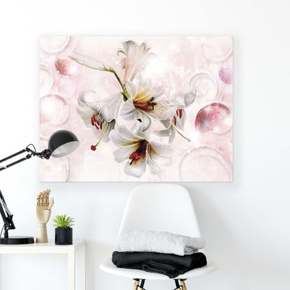 Modern Flowers, Nature, & Swirls Canvas Photo Print - USTAD HOME