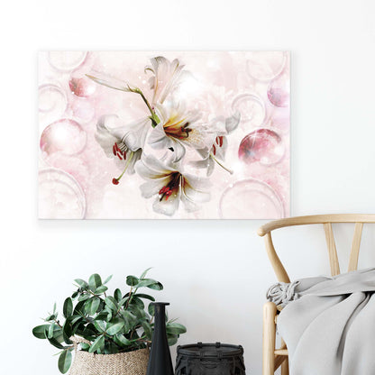 Modern Flowers, Nature, & Swirls Canvas Photo Print - USTAD HOME