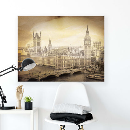 London Canvas Photo Print - USTAD HOME